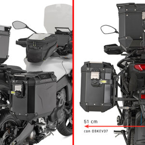 GIVI PLO2171CAM – STELAŻ KUFRÓW BOCZNYCH ONE-FIT CAM - YAMAHA Tracer 9 / Tracer 9 GT / Tracer 9 GT+ (25)