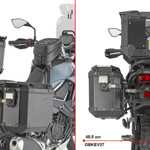 GIVI PLO4139CAM – STELAŻ KUFRÓW BOCZNYCH ONE-FIT CAM - KAWASAKI KLE500 / KLE500 SE '26