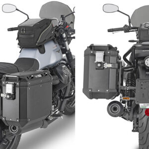 GIVI PLO8206CAM – STELAŻ KUFRÓW BOCZNYCH ONE-FIT CAM - MOTO GUZZI > V7 STONE 850 (21 > 23)