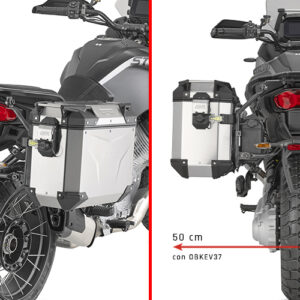 Stelaż kufrów bocznych GIVI PLO8208CAM do Moto Guzzi Stelvio
