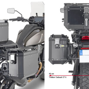 GIVI PLO8400CAM – STELAŻ KUFRÓW BOCZNYCH ONE-FIT CAM - HARLEY DAVIDSON PAN AMERICA 1250 (21 - 23)
