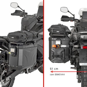 GIVI PLO9230CAM – STELAŻ KUFRÓW BOCZNYCH ONE-FIT CAM - CFMOTO 1000MT-X (2026)