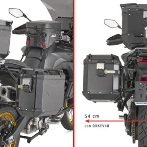 GIVI PLO9260CAM – STELAŻ KUFRÓW BOCZNYCH ONE-FIT CAM - VOGE Valico 900 DSX (24 > 26)