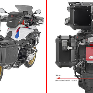GIVI PLOS5108CAM – STELAŻ KUFRÓW BOCZNYCH OUTBACK EVO - BMW R1250GS (19-23) - (UWAGA NA KUFRY - PRAWY WCIĘTY)
