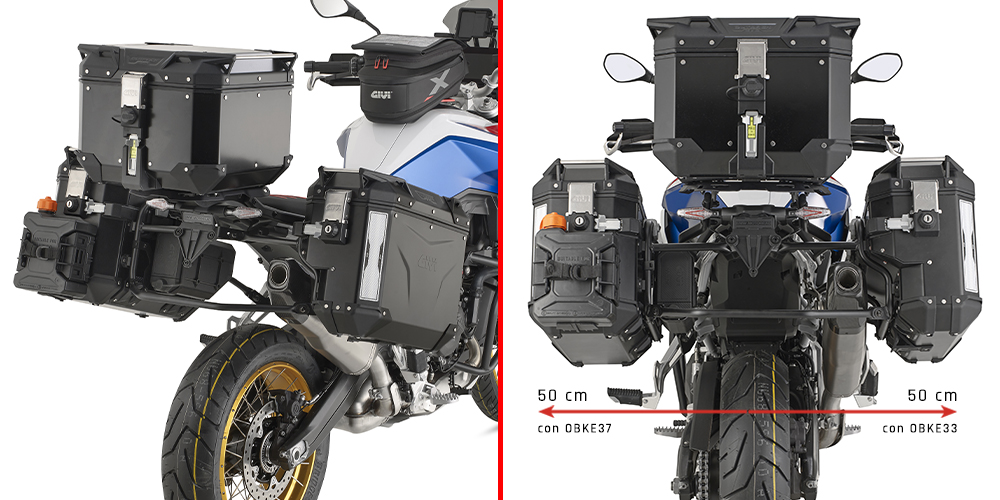 GIVI PLOS5145CAM – STELAŻ KUFRÓW BOCZNYCH OUTBACK EVO - F 900 GS (24) - (UWAGA NA KUFRY - PRAWY WCIĘTY)