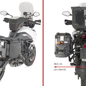 GIVI PLOS8717CAM – STELAŻ KUFRÓW BOCZNYCH OUTBACK EVO - BENELLI TRK 702 - (UWAGA NA KUFRY - PRAWY WCIĘTY)