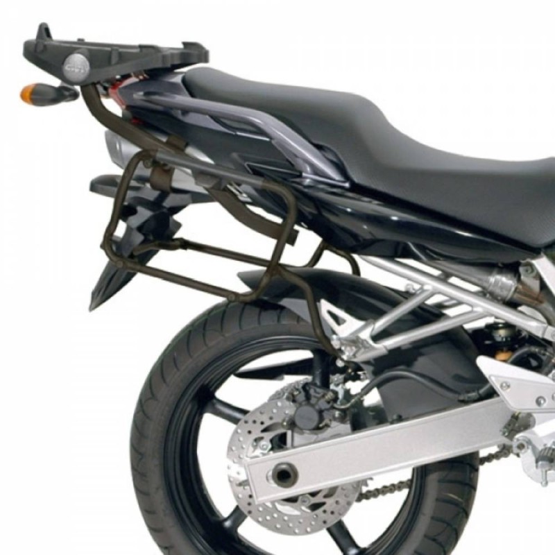 Stelaż kufrów bocznych GIVI PLX174 zamontowany na Honda CBF