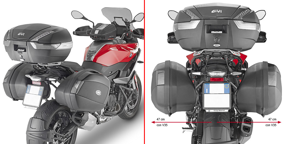GIVI PLX5137 – STELAŻ KUFRÓW BOCZNYCH V35 / V37 /K33 - BMW F 900 XR (20 > 26)