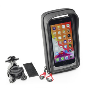 GIVI S958B – MOCOWANIE SMARTPHONE/GPS (IPHONE 8, GALAXY S9+, NOTE 7) MOCOWANY NA KIEROWNICĘ / LUSTERKO