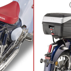GIVI SR1168 – (WYCOFANY - DO WYCZERPANIA) STELAŻ KUFRA CENTRALNEGO MONOLOCK (BEZ PŁYTY) - HONDA Super Cub C125 (18 > 19)