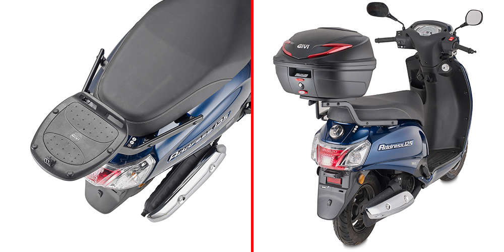 GIVI SR3123 – STELAŻ KUFRA CENTRALNEGO MONOLOCK BEZ PŁYTY - SUZUKI ADDRESS 125 (23)