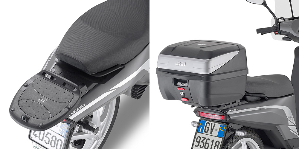 GIVI SR9031 – (WYCOFANY - DO WYCZEPANIA) STELAŻ KUFRA CENTRALNEGO MONOLOCK (BEZ PŁYTY) - ASKOLL NGS1-NGS2–NGS3