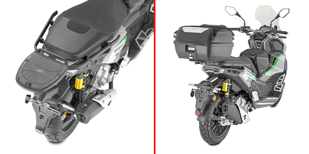 GIVI SR9501 – STELAŻ KUFRA CENTRALNEGO MONOLOCK (BEZ PŁYTY) - KL BRERA X 125-300 (22 > 23)