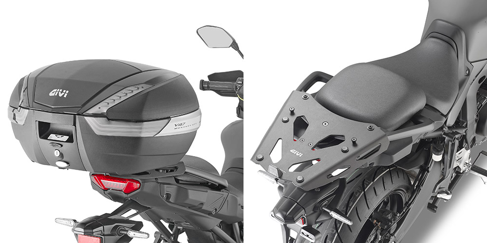 GIVI SRA2159 – STELAŻ KUFRA CENTRALNEGO Z ALUMINIOWĄ PŁYTĄ MONOKEY - YAMAHA Tracer 9 (21)