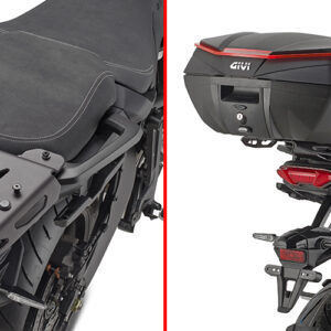 GIVI SRA2171 – STELAŻ KUFRA CENTRALNEGO Z ALUMINIOWĄ PŁYTĄ MONOKEY - YAMAHA TRACER 9/GT/GT+ '25