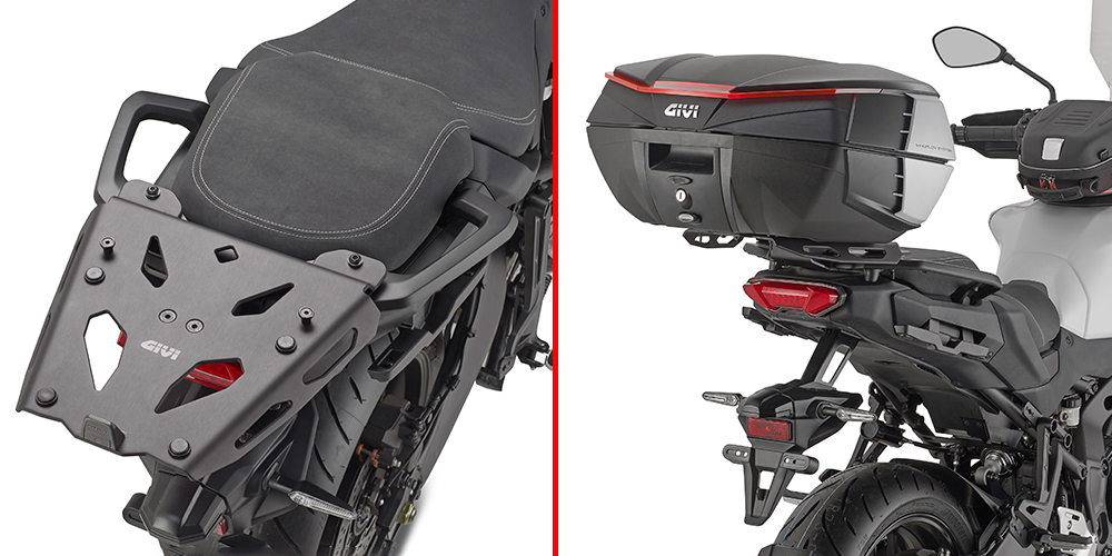 GIVI SRA2171 – STELAŻ KUFRA CENTRALNEGO Z ALUMINIOWĄ PŁYTĄ MONOKEY - YAMAHA TRACER 9/GT/GT+ '25