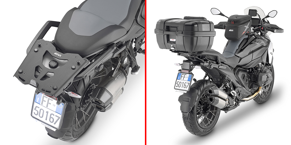 GIVI SRA5143 – STELAŻ KUFRA CENTRALNEGO Z ALUMINIOWĄ PŁYTĄ MONOKEY - BMW R 1300 GS (24)