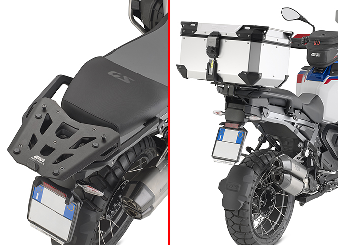 GIVI SRA5146 – STELAŻ KUFRA CENTRALNEGO Z ALUMINIOWĄ PŁYTĄ MONOKEY - BMW R 1300 GS Adventure (25)