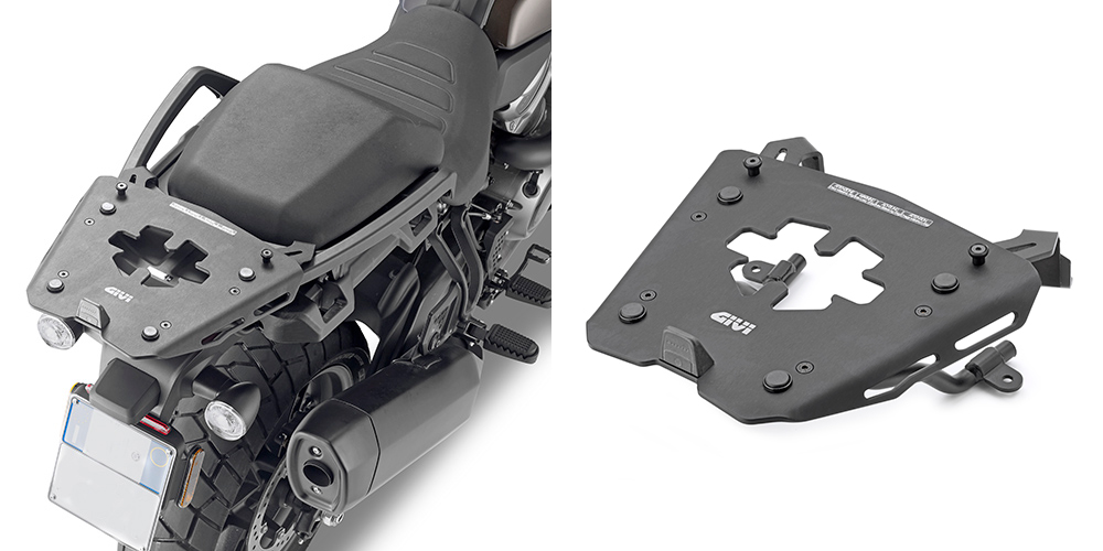 GIVI SRA8400 – STELAŻ KUFRA CENTRALNEGO Z ALUMINIOWĄ PŁYTĄ MONOKEY - HARLEY DAVIDSON PAN AMERICA 1250 (21 > 23)