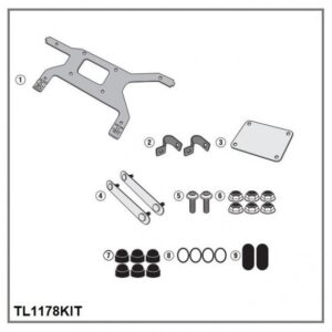 GIVI TL1178KIT – KIT MONTAŻOWY S250 DO STELAŻA BOCZNEGO - HONDA CRF1100L AFRICA TWIN ADVENTURE SPORTS (20)