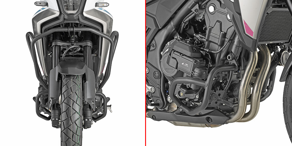 Gmole GIVI TN1224 zamontowane na Honda NX500 E-Clutch