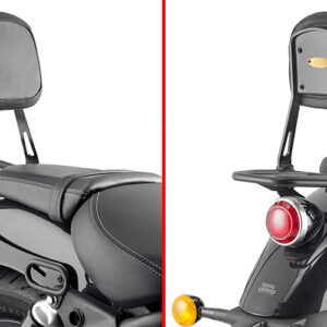 GIVI TS9058B – OPARCIE PASAŻERA Z BAGAŻNIKIEM - ROYAL ENFIEL SUPER METEOR 650 (23)