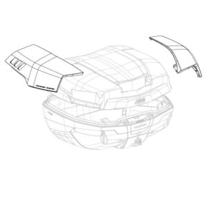 Panele boczne GIVI Z6592R do kufra Maxia 5